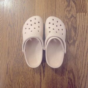 Crocs - Light Pink (size 7)